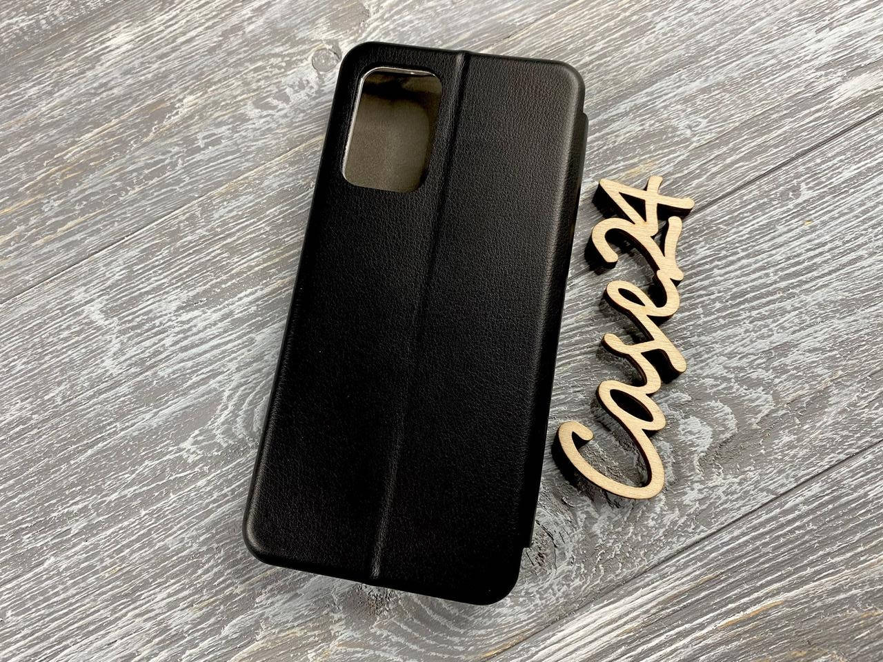 

Кожаный чехол книжка Elegant на Samsung Galaxy A52 (на самсунг а52) черный