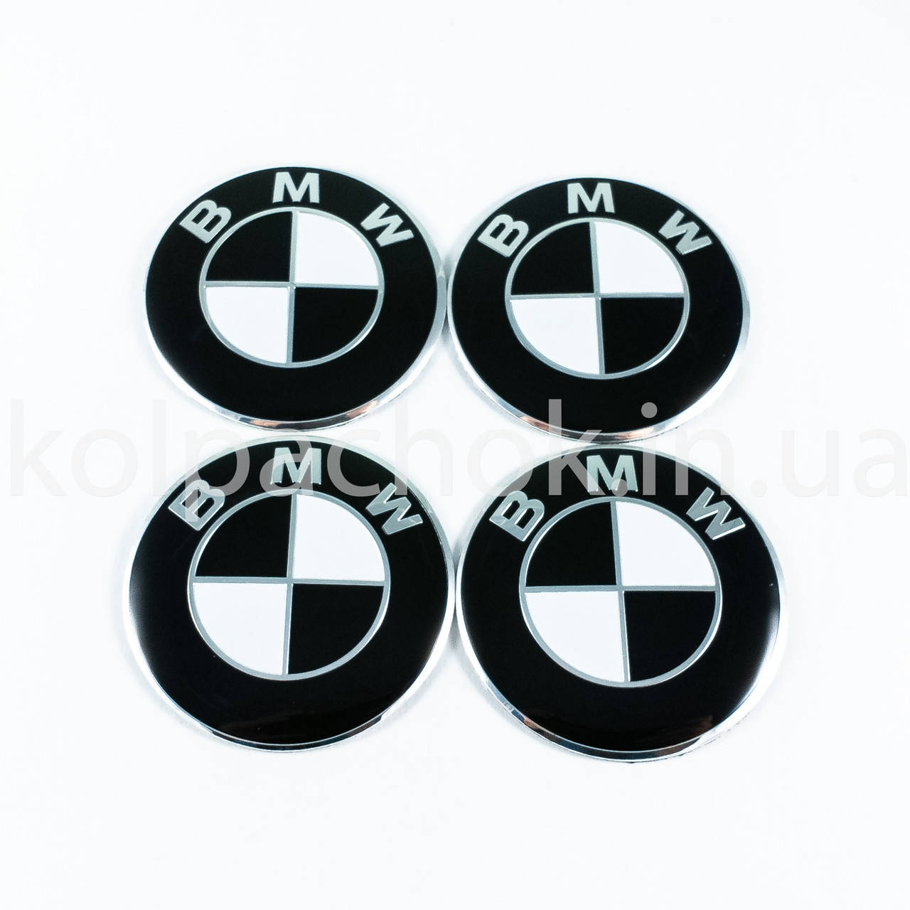 

Наклейки для колпачков на диски BMW чб (56мм)