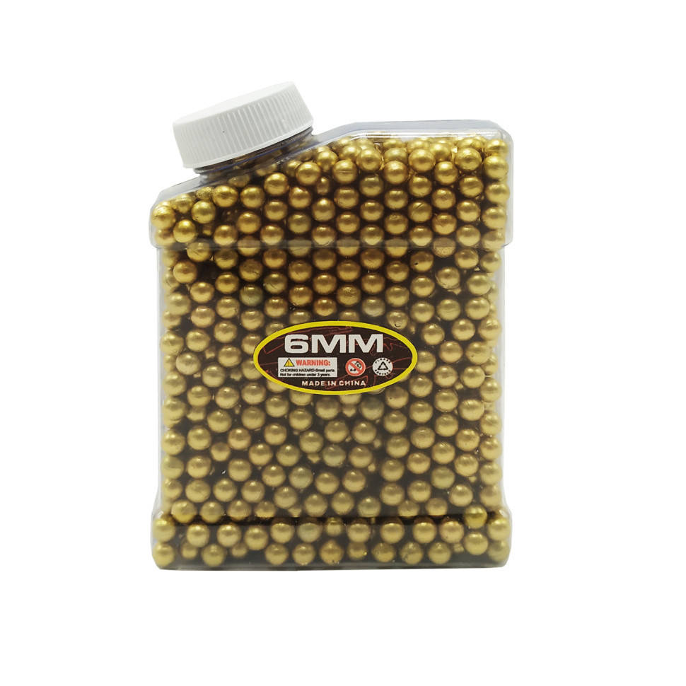 

Пластиковые пульки 1606B, 1200 шт. BB 6 мм (Золотой), Золотистый