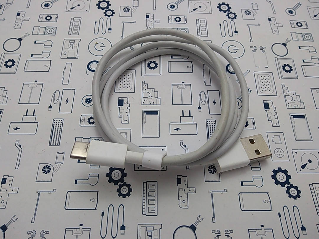 

Оригинальный кабель USB-C белый с разборки