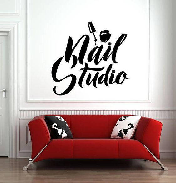 

Виниловая наклейка - Nail Studio лак (цена за размер 60х60 см)