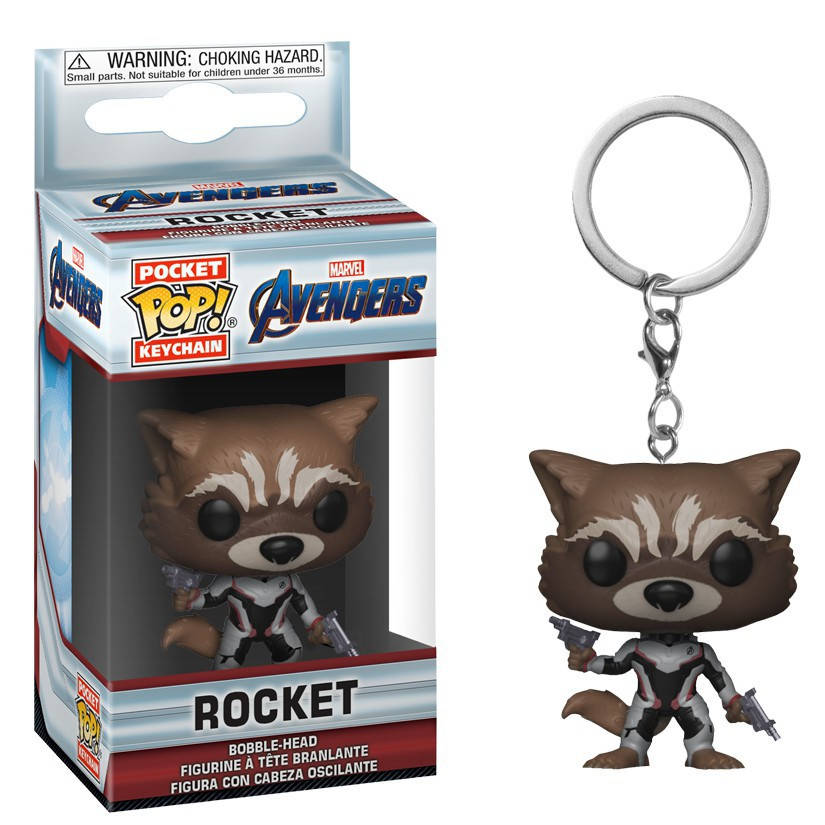 

Фигурка брелок Funko Pop Guardians of the Galaxy Rocket Стражи Галактики Реактивный Енот 4 см Trinket GG R
