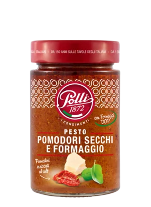 

Соус песто Polli 1872 з в'яленими помідорами і сиром 190 g