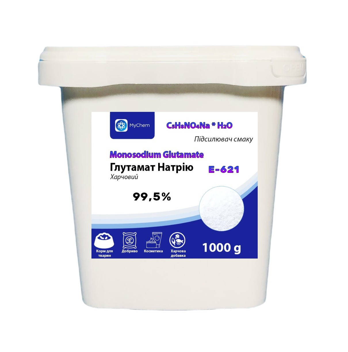

Глутамат натрия усилитель вкуса 1 кг Пищевая добавка E-621