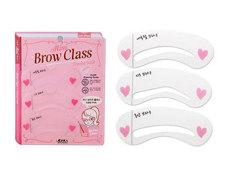 

Трафареты для бровей Mini Brow Class