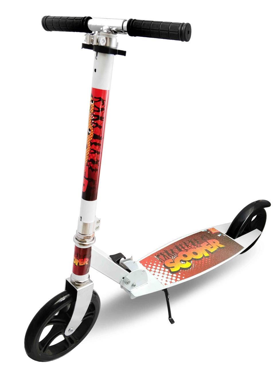 

Самокат двухколесный Scooter Select Style 3622 Белый-красный