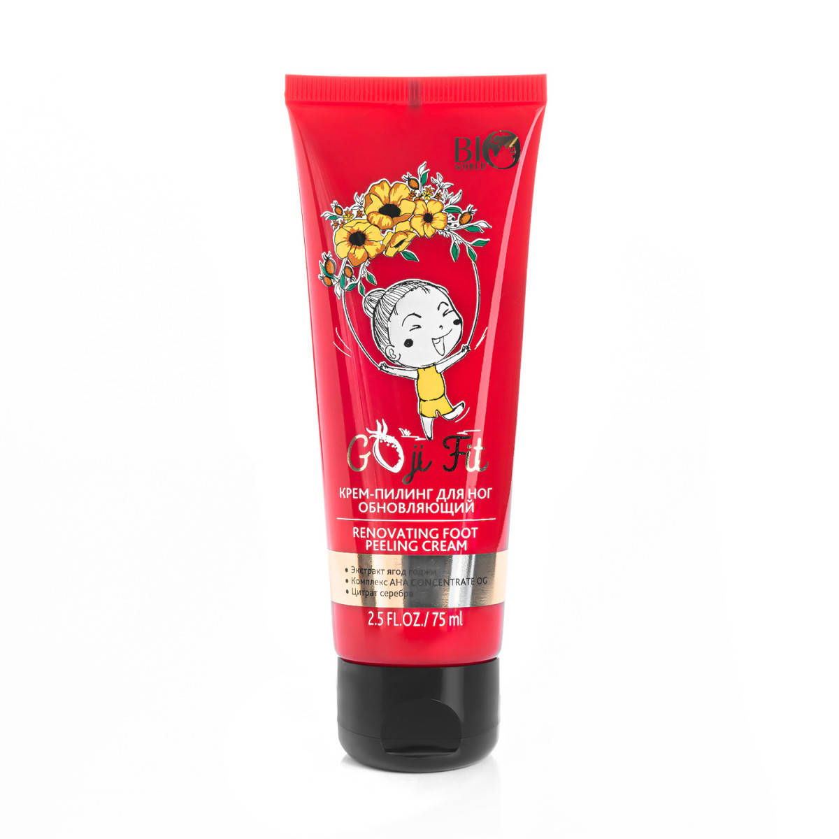 

Крем-пилинг для ног BioWorld Goji Fit