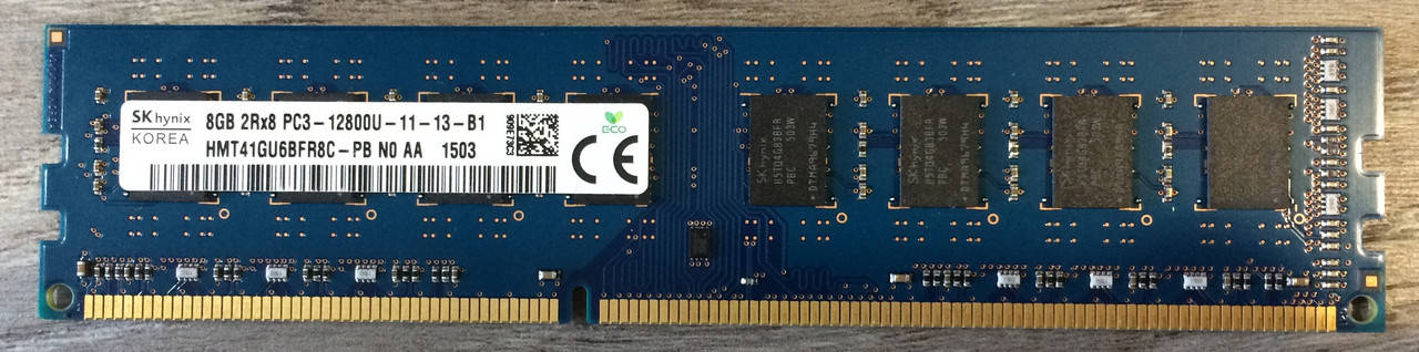 

8GB DDR3 1600MHz Hynix PC3 12800U 2Rx8 RAM Оперативная память HMT41GU6BFR8C
