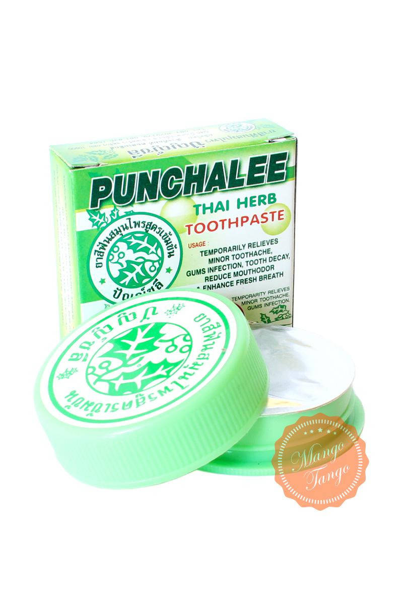 

Тайская зубная паста Punchalee травяная 25 грамм