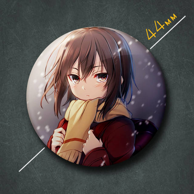 

"Каё Хинадзуки (Город, в котором меня нет / Erased)" значок круглый на булавке Ø44 мм