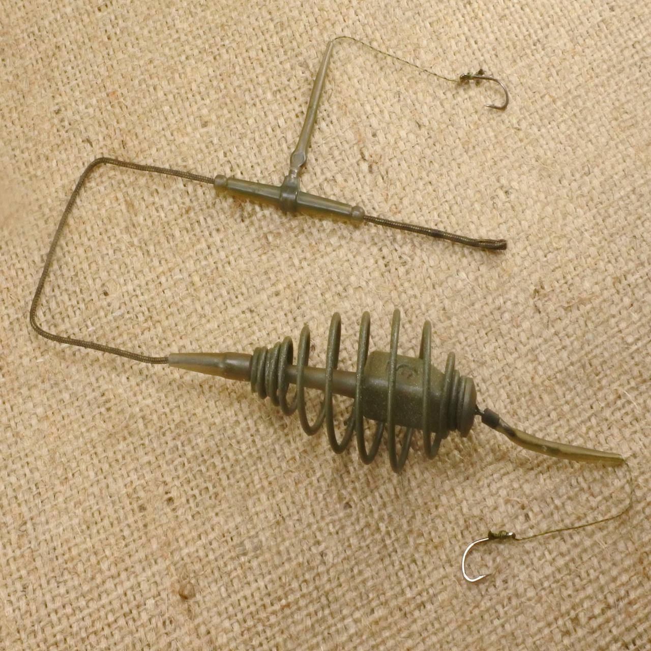 

Монтаж карповый Пружина на лидкоре на 2 крючка, 50 гр.