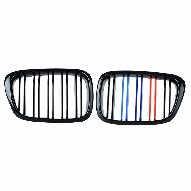 

Решетки радиатора (ноздри) BMW 5 E39 М5 Style рест Black / Tri-Color, Черный