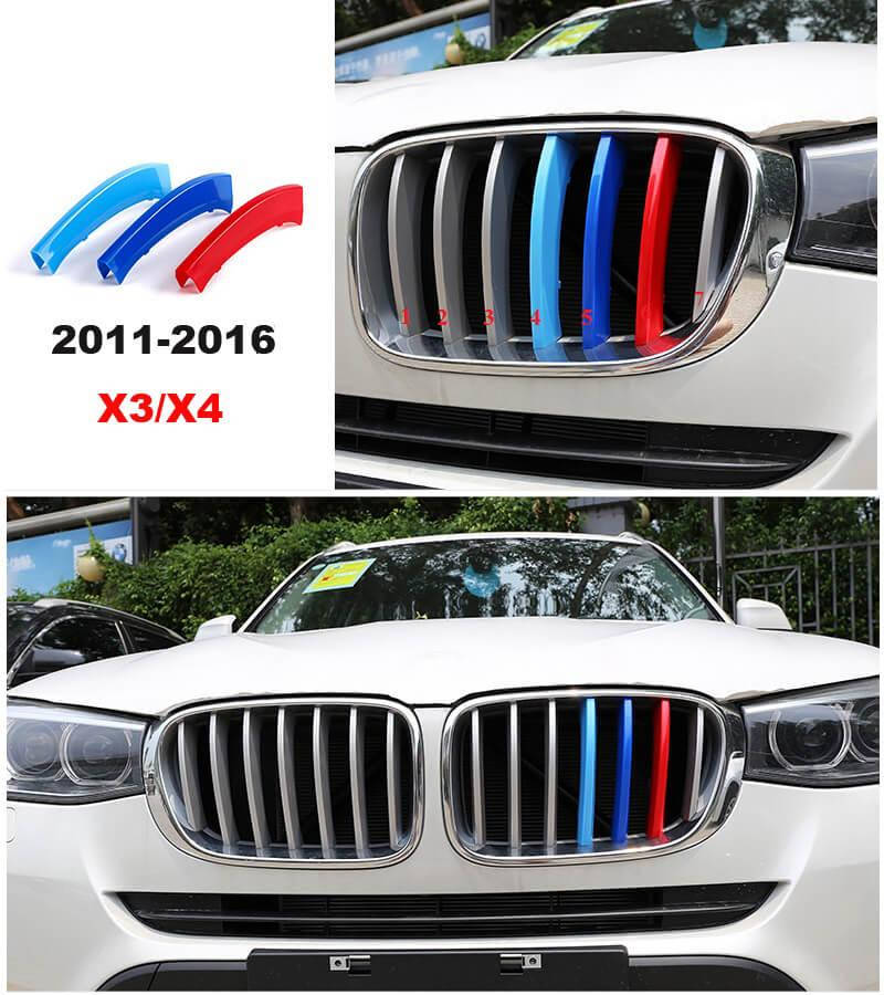 

Пластиковые накладки на ноздри bmw бмв X3 X4 F25 F26 (2011-2017)