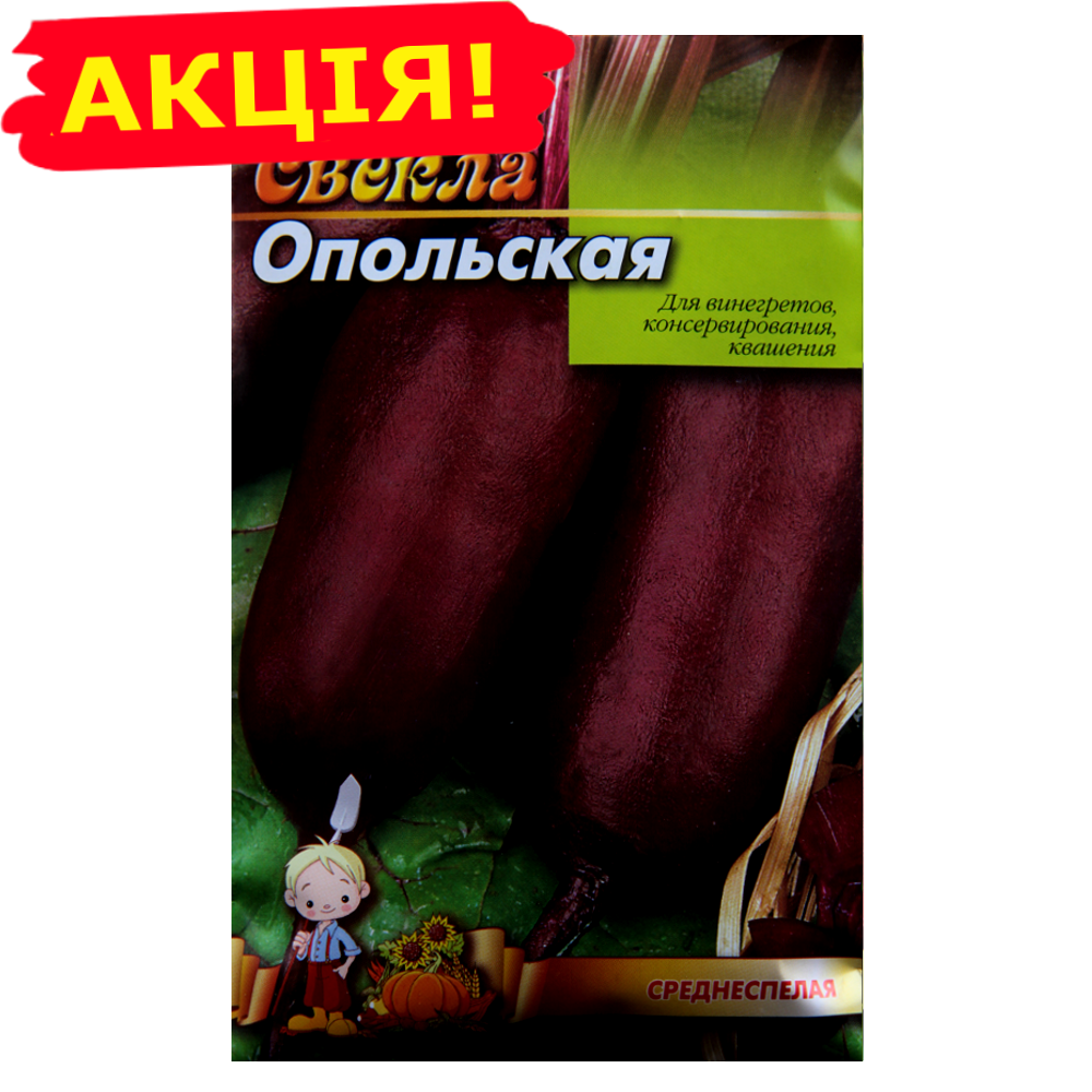 

Свекла Опольская большой пакет 10 г