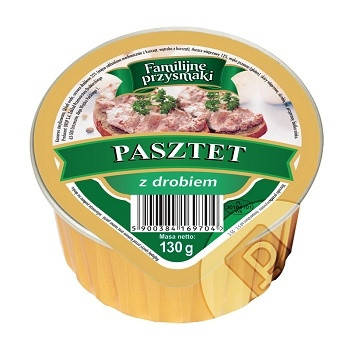 

Паштет мясной Familijne przysmaki Польша 130 г