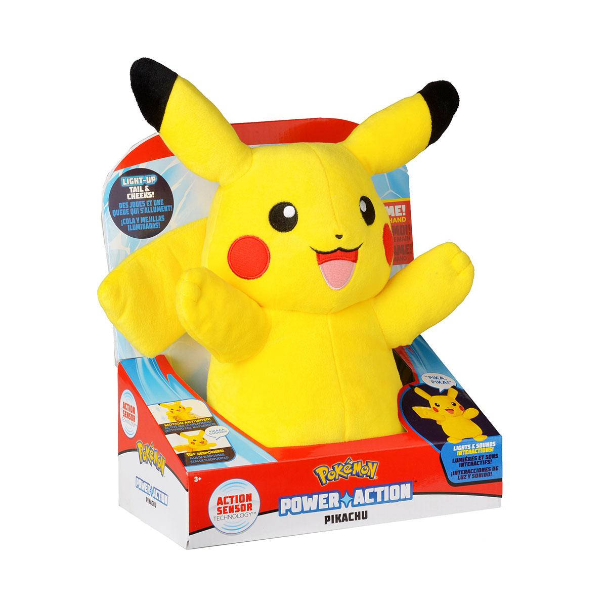 

Интерактивная мягкая игрушка pokemon - Пикачу (свет, звук, 25 cm), Желтый
