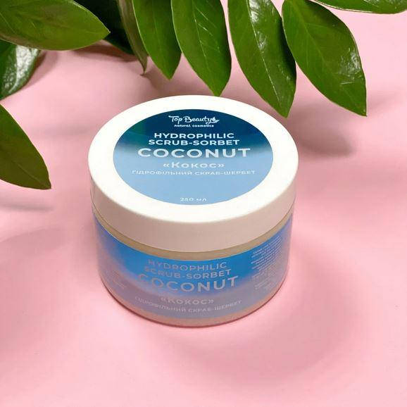 

Гидрофильный скраб-щербет для тела Top Beauty Кокос