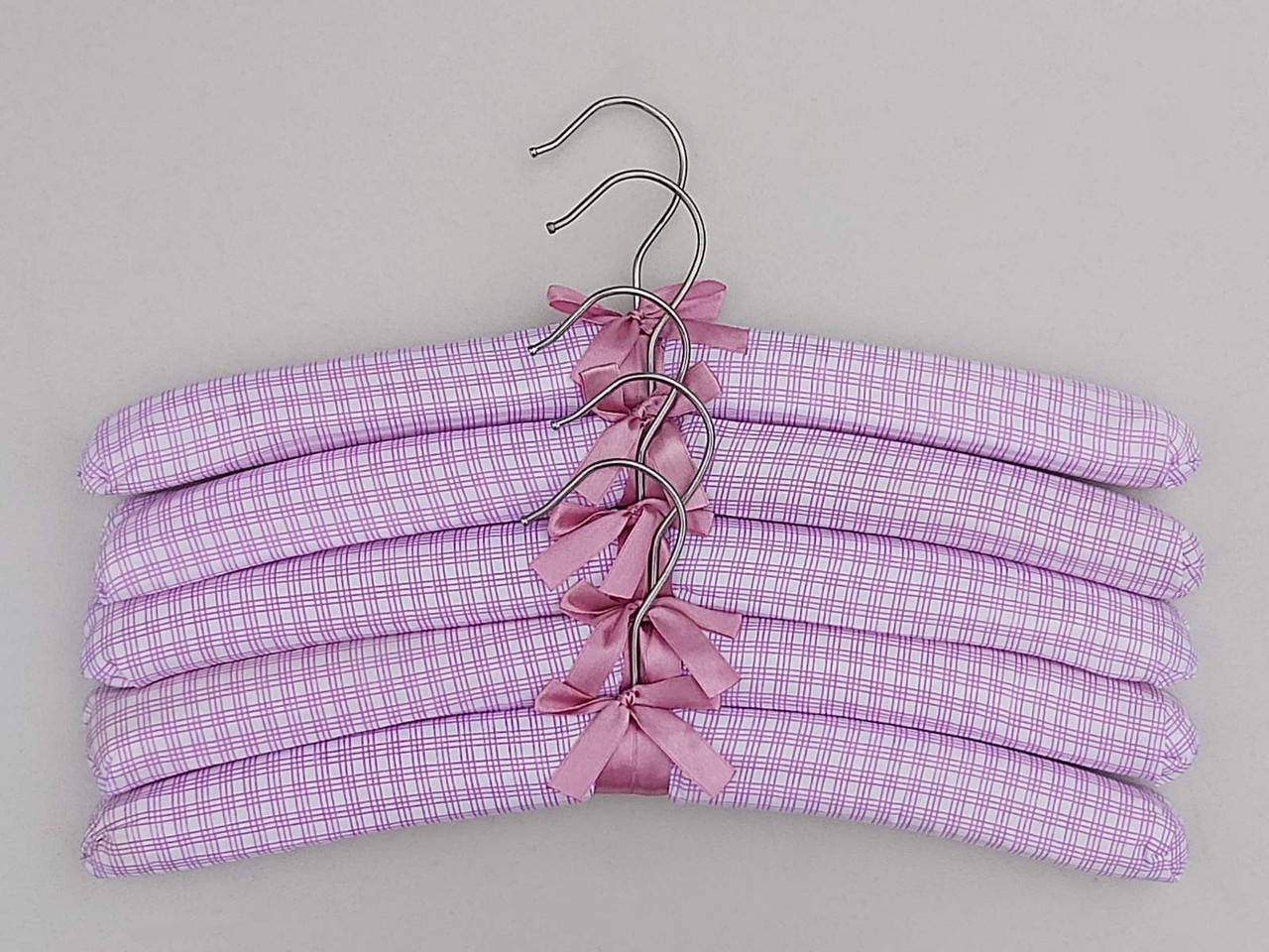 

Длина 38 см. Плечики тканевые мягкие "квадрат" розовые, 5 штук в упаковке, Коричневый