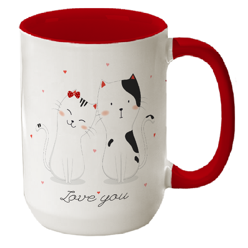 

Чашка кошачья любовь 425 мл