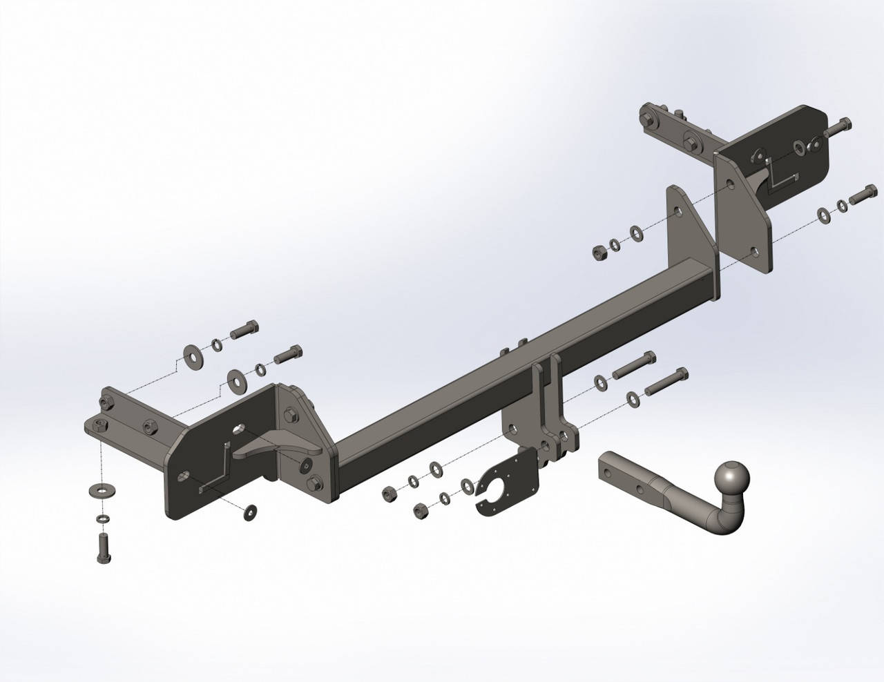 

Фаркоп на Mazda Tribute 2000 - 2007 р.