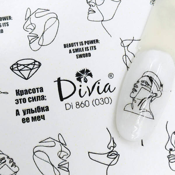 

Divia Наклейки "Слайдер" Di860 №030