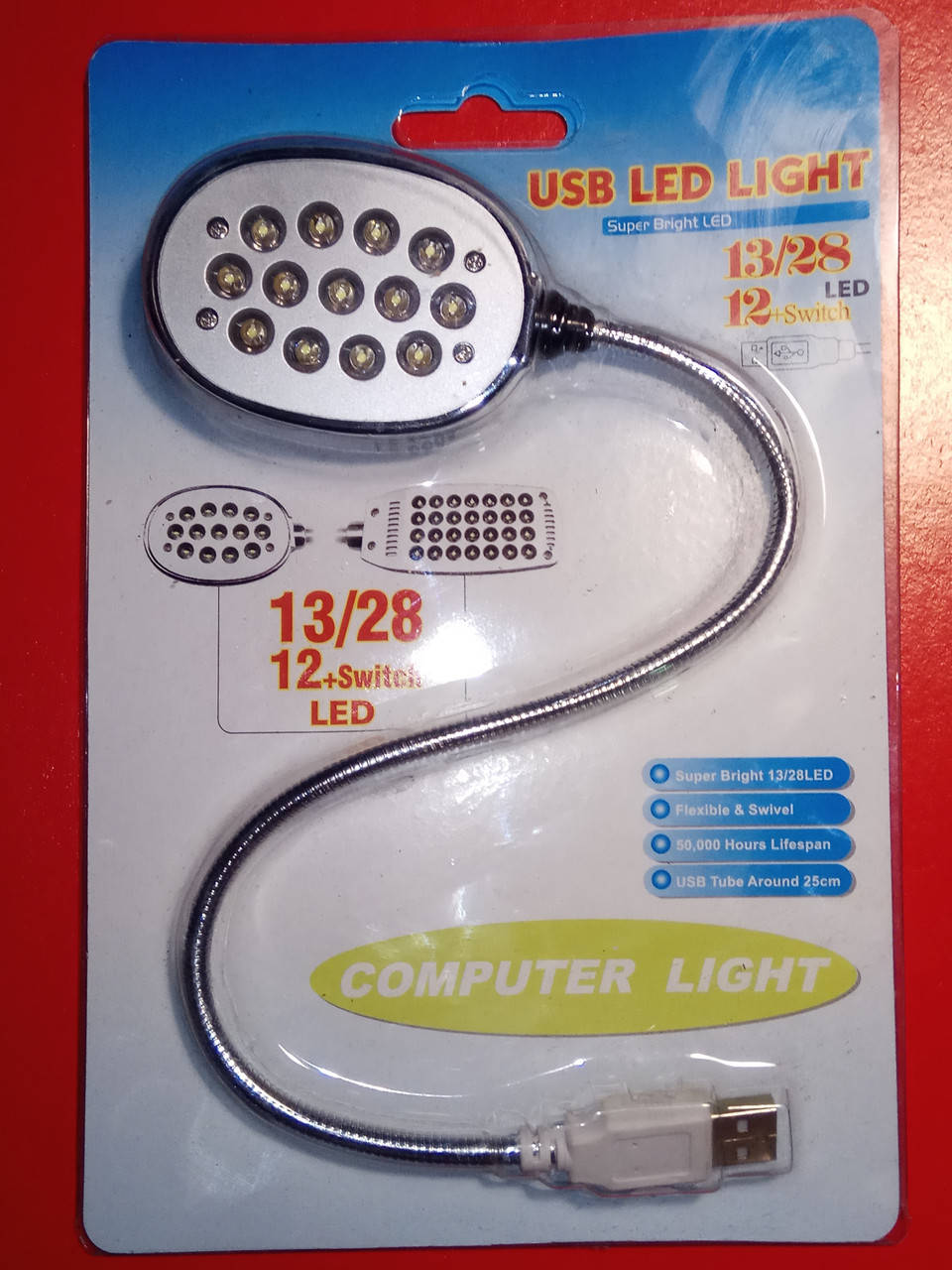 

Гибкая USB подсветка фонарик для ноутбука лампа портативная