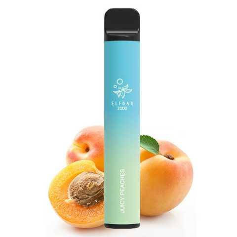 

ОРИГИНАЛ Одноразовая электронная pod-система Elf bar, эльф бар 2000 Juicy Peach Elfbar АНГЛ версия