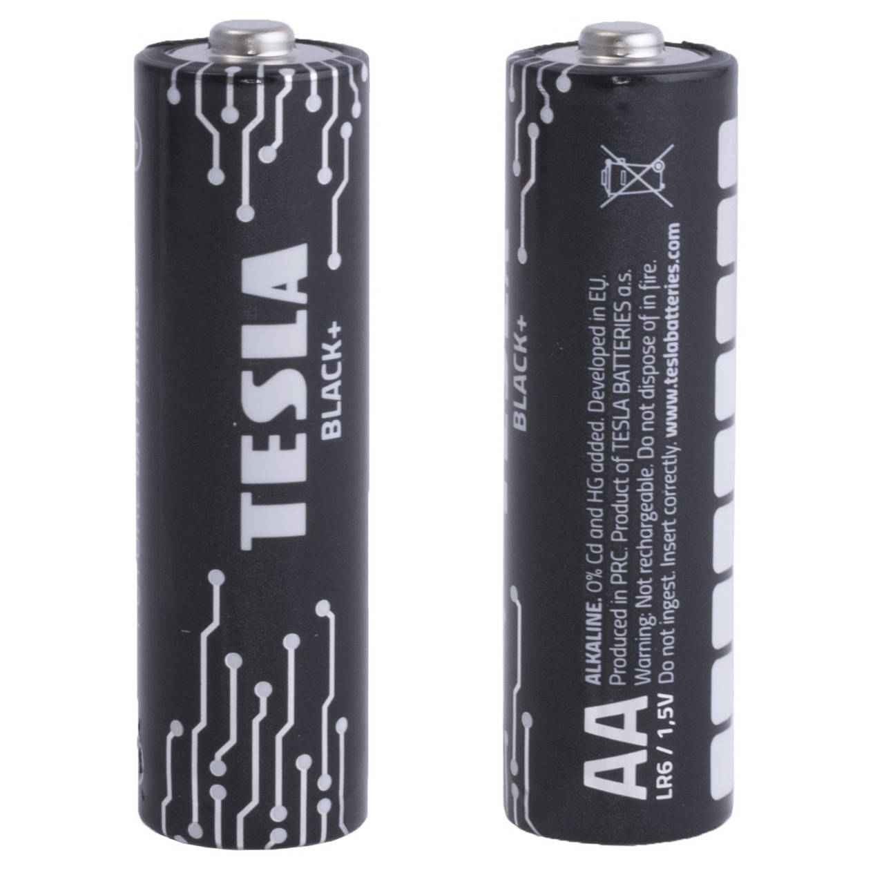 

Батарейка щелочная LR6, AA, 1.5V, TESLA BLACK+ Tesla