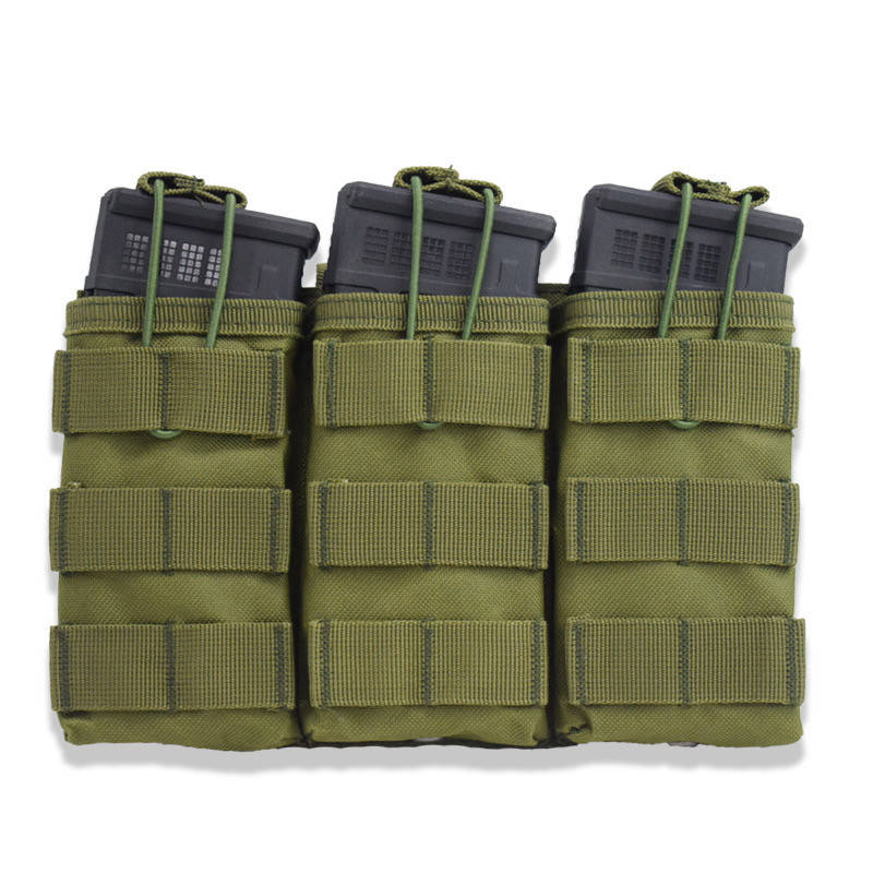 

Подсумок зеленый олива MOLLE под магазины на плитоноску жилет тактический