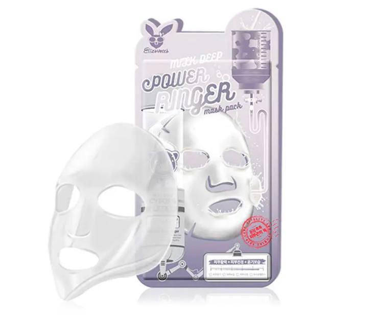 

Маска молочно-цветочная elizavecca milk deep power ringer mask pack, 23 мл