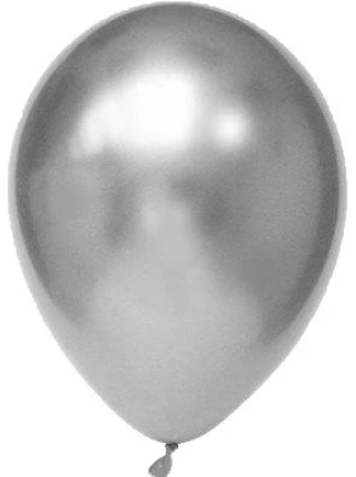 

Воздушные шарики Gemar Balloons 11"/ 28 см серебро
