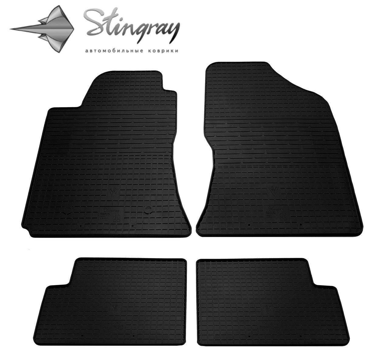 

Резиновые коврики Тойота Королла Е120 2000-2006 Toyota Corolla E120 2000-200 Stingray, Черный