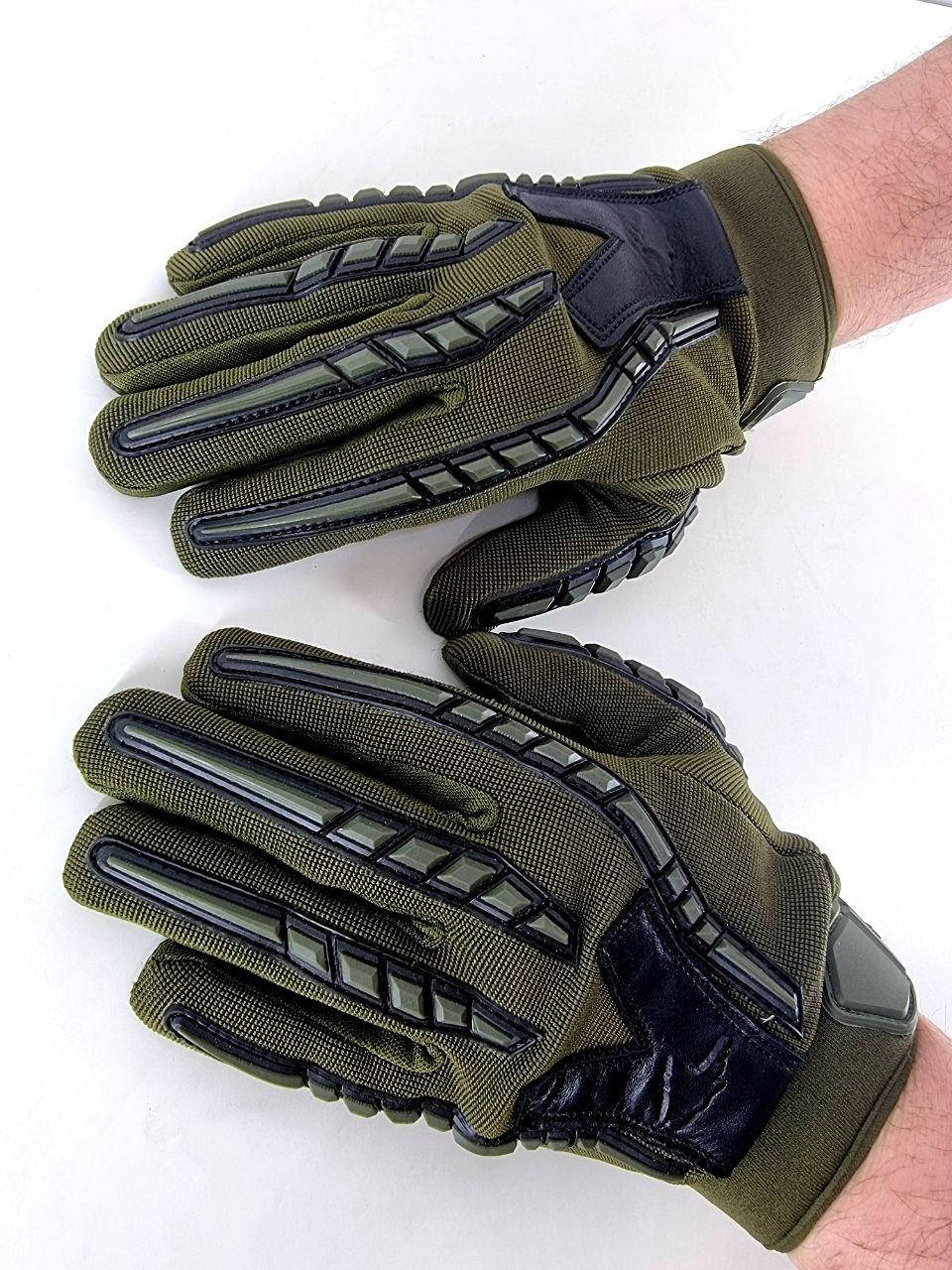 

Тактические перчатки TEXAR DRAGO ORIGINAL Olive - GERMANY, Оливковый