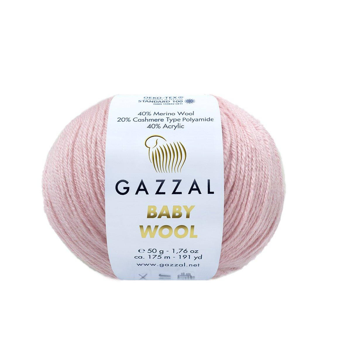 

Gazzal Baby Wool № 836 нежно-розовый