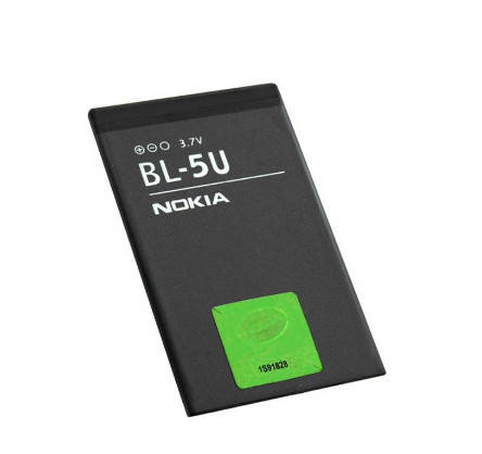 

Аккумулятор Nokia BL-5U (Nokia 3120/ 5250/ 5330/ 5330/ 5730/ 6212/ 6216/ 6300i)
