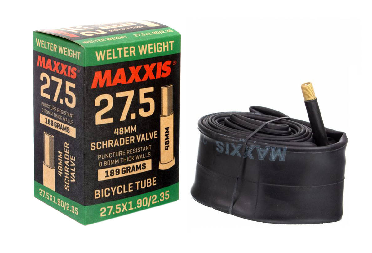 

Камера велосипедная MAXXIS Welter Weight 27.5" x 1.90-2.35" AV (Schrader)