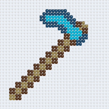 

Детская алмазная мозаика Origami Майнкрафт Мотыга 10*10 см