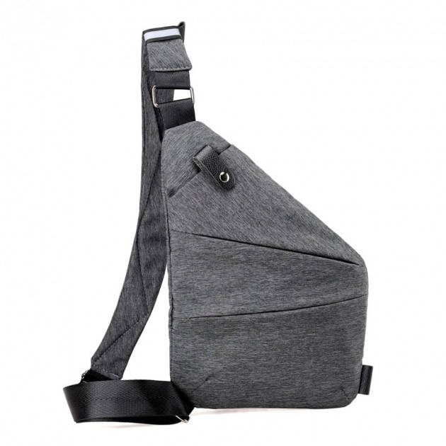 

Мужская сумка Cross Body (черная, серая)