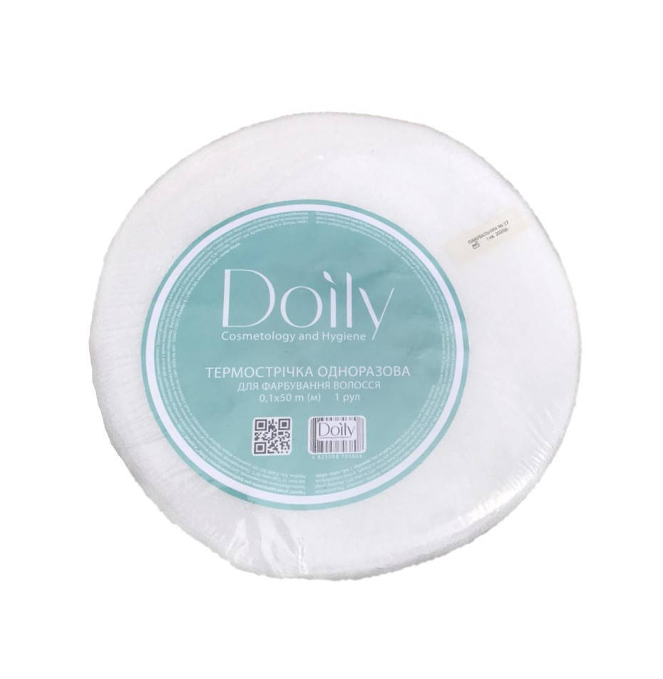 

Термолента для окрашивания волос Doily 0,1х50 м - белая