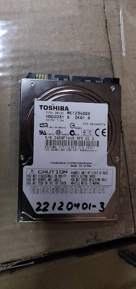 

Жесткий диск для ноутбука 120 Gb / Гб Toshiba MK1234GSX 2.5" SATA № 22120401