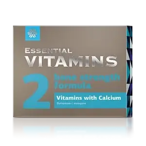 

Витамины с кальцием Essentials суточная норма 12 основных витаминов и кальций 60 капсул Сибирское здоровье