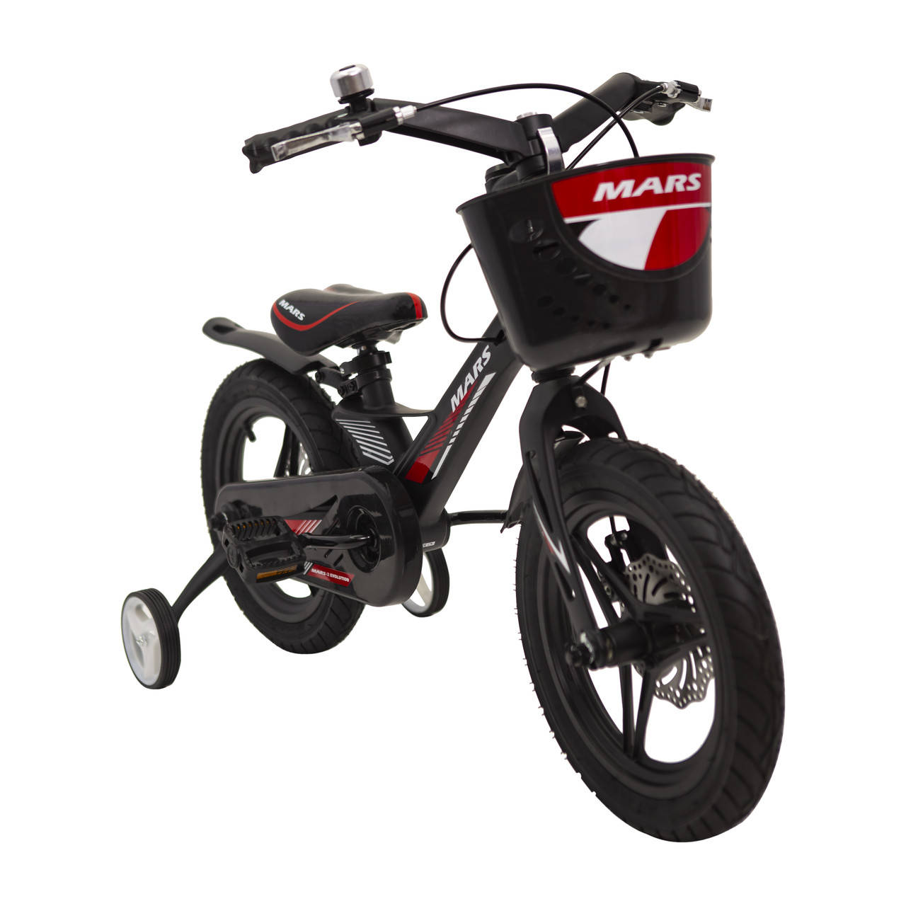 

Детский легкий магниевый велосипед со складным рулем MARS 2 Evoulution-14 Дюймов Белый от 4 лет черный