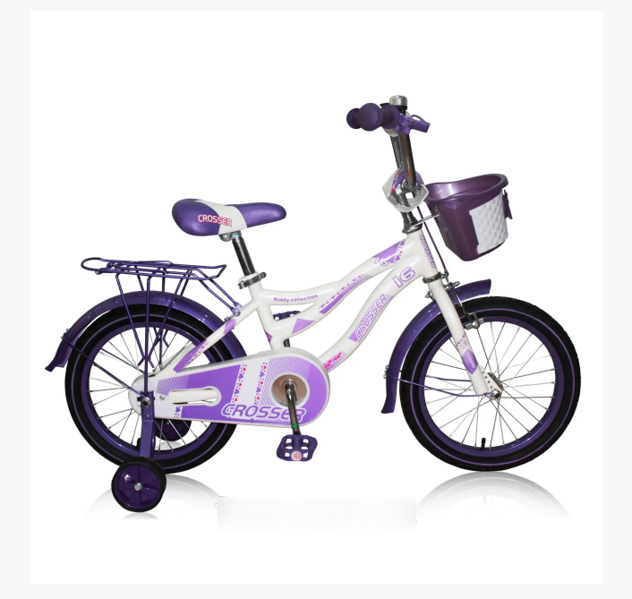 

ДЕТСКИЙ ДВУХКОЛЕСНЫЙ ВЕЛОСИПЕД AZIMUT KIDDY 16 ДЮЙМОВ ФИОЛЕТОВЫЙ