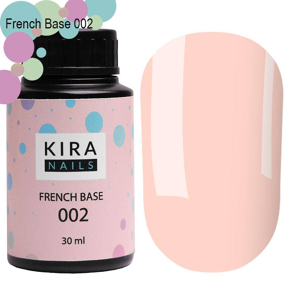 

Kira Nails French Base 002 (нежно-розовый), 30 мл