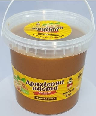 

Арахисовая паста Master Bob - Sweet Peanut Butter Классическая сладкая (1000 грамм)