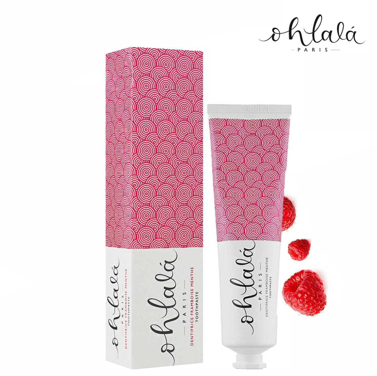 

Зубная паста Ohlala Menthe Framboise с ксилитом (малина), 100 мл