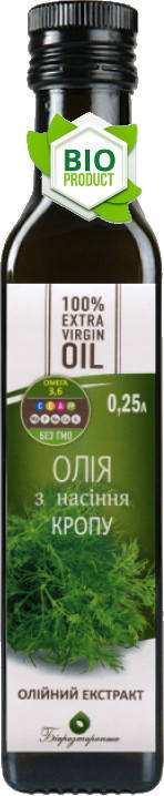 

Масло из семян укропа (250ml) "Біорасторопша"