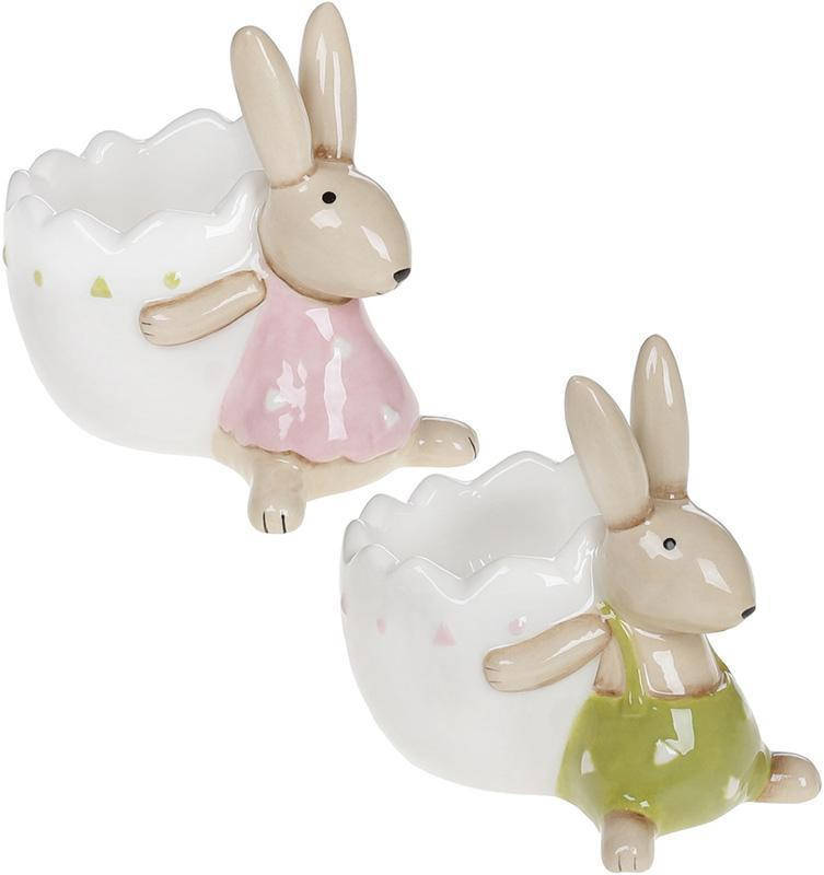 

Подставка для яйца керамическая Милые Зайки 8.2см BonaDi 834-873