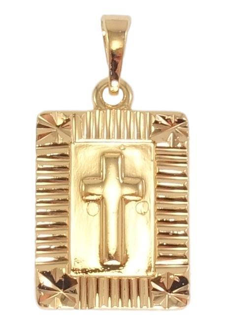 

Кулон Xuping Позолота 18K "Декоративная Ладанка с Крестом"