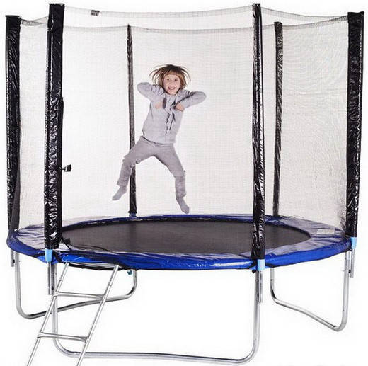

Батут Funfit 374см (12ft) диаметр с внешней сеткой спортивный для детей и взрослых